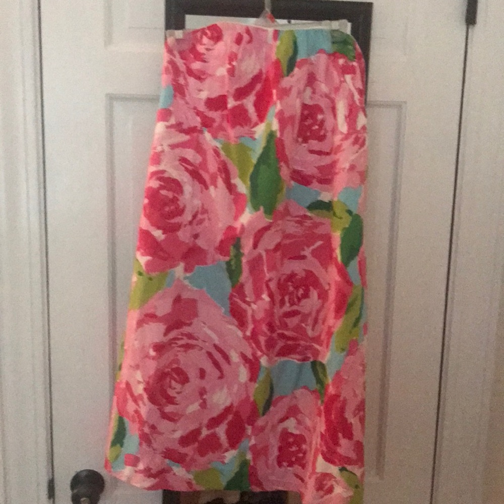 First Impressions Strapless Shift Dress